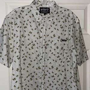 WRV “Pear” Button Up Polo Short Sleeve Shirt